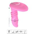 Vibrador Sobe e Desce Com Controle Sex Massager SI (6038). - Rosa