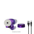 *Vibrador Vai e Vem Female Com Estimulador Recarregável SI (6045) - Roxo