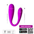 Vibrador Para Casal August Controlado Via Bluetooth SI (6049) - Magenta