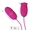 *Cápsula Vibratória Recarregável Daisy SI (6207) - Magenta