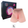 Masturbador Duplo Vagina e Ânus Em Cyber (6386) - Bege