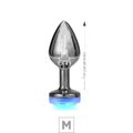 Plug de Metal M Com Led e Controle SI (7031) - Cromado