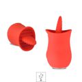 **Rosa Com Estimulador Formato de Língua SI (7499) - Vermelho