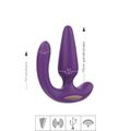 Plug Silicone Com Vibro e Controle Medea-Rct SI (7514) - Roxo