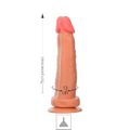 Prótese 15x13cm Com ventosa Splach Ejacuadora (Adao23E) - Bege