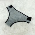Calcinha Polly (DR0080) - Cinza c/ Preto