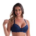 *Soutien Duanip Com Bojo e Fecho Frontal (DU714). - Azul Marinho