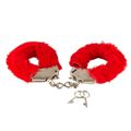Algema em Metal Com Pelúcia Hard (HA109P) - Vermelho