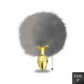 Plug de Metal PomPom Médio Hard (HA115-ST606) - Dourado