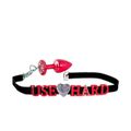 Plug de Metal P ABC Para Personalização (HA177) - Vermelho