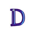 Letras Para Personalização Lilás (HA180L). - D