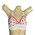 Conjunto Coração Com Sainha (ID1118) - Branco c/ Rosa 