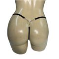 Calcinha Secreta -(ID1122). - Preto c/ Pink