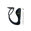 Plug Anal Com Anel Peniano (MPA1202) - Preto