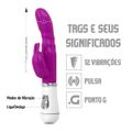 **Vibrador Ponto G VP (PG015-ST233) - Lilás
