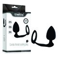 Anel Peniano Com Plug (PL031) - Preto