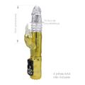 *Vibrador Vai e Vem Stretch Massage VP (RT014D-16743) - Dourado