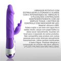 *Vibrador Rotativo Vipmix Multivibrações VP (RT017-14918) - Roxo