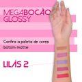 *Batom Líquido Matte Megabocão Validade 06/22 (SL455) - Lilás 2