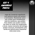 Kit 4 Amarras (ST206) - Preto