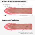 Capa Peniana de 13cm Para 15cm Extender (ST632-SS104) - Vermelho