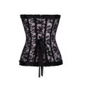 *Corselet Tomara Que Caia SI (SY8002-SY8003) - Rosa com Preto