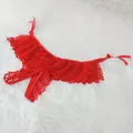 Calcinha Com Abertura e Saia 50 Tons (TO007). - Vermelho