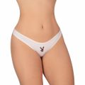*Calcinha Play Boy (WI1722-1).. - Branco