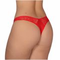 *Calcinha Com Detalhe em Strass (WI1735) - Vermelho