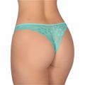 *Calcinha Toda em Renda Atrás (WI1787) - Azul Mar