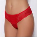 Calcinha Fio Laços (DR871). - Vermelho