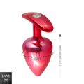 Plug Metálico M Anatômicoa (HA140). - Vermelho