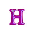 Letras Para Personalização Rosa (HA180R) - H