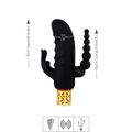 Vibrador Escalonado Asta VP (MV076) - Preto