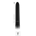 *Vibrador Personal Toque Aveludado 15x9cm VP (PS007-ST223) - Preto