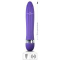 **Vibrador Personal Com Relevos 10 Vibrações 15x10cm VP (PS010S-ST438) - Roxo