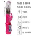 Estimulador Rotativo Enjoy Yourself (ST712). - Rosa