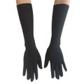 Luva Longa em Lycra (17903-ST969) - Preta