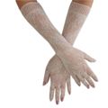 Luva Arrastão Trabalhada (ST985-17904) - Branco