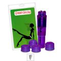 *Mini Massageador Com 4 Capas Green Baby SI (5174) - Roxo