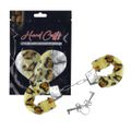 Algema em Metal Com Pelúcia Hand Cuffs SI (5268) - Onça