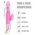 *Vibrador Rotativo Vai e Vem Fascination SI (5378) - Rosa