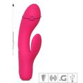 Vibrador Ponto G Recarregável Com Estimulador Tim SI (5943) - Rosa