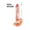 Prótese 14x11cm Com Ventosa Articulada Mr.Switch SI (8329) - Bege