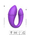 Vibrador Para Casal Via APP Kara VP (CD046) - Roxo