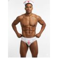 Cueca Jock Strapy e Quepe (CP1903) - Branco
