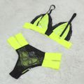 Conjunto Neon (DR4533) - Preto C/ Verde