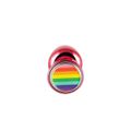 Plug Metálico M Pride Hard (HA175) - Vermelho