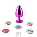 Plug Metálico P Personalittè - (HA185) - Lilás