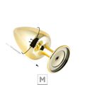 Plug de Metal M Personalittè (HA186) - Dourado